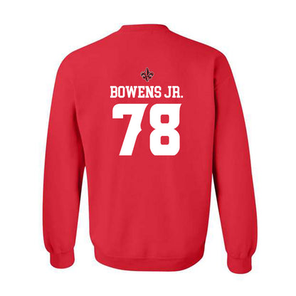 Louisiana - NCAA Football : Michael Bowens Jr. - Sports Shersey Crewneck Sweatshirt-1