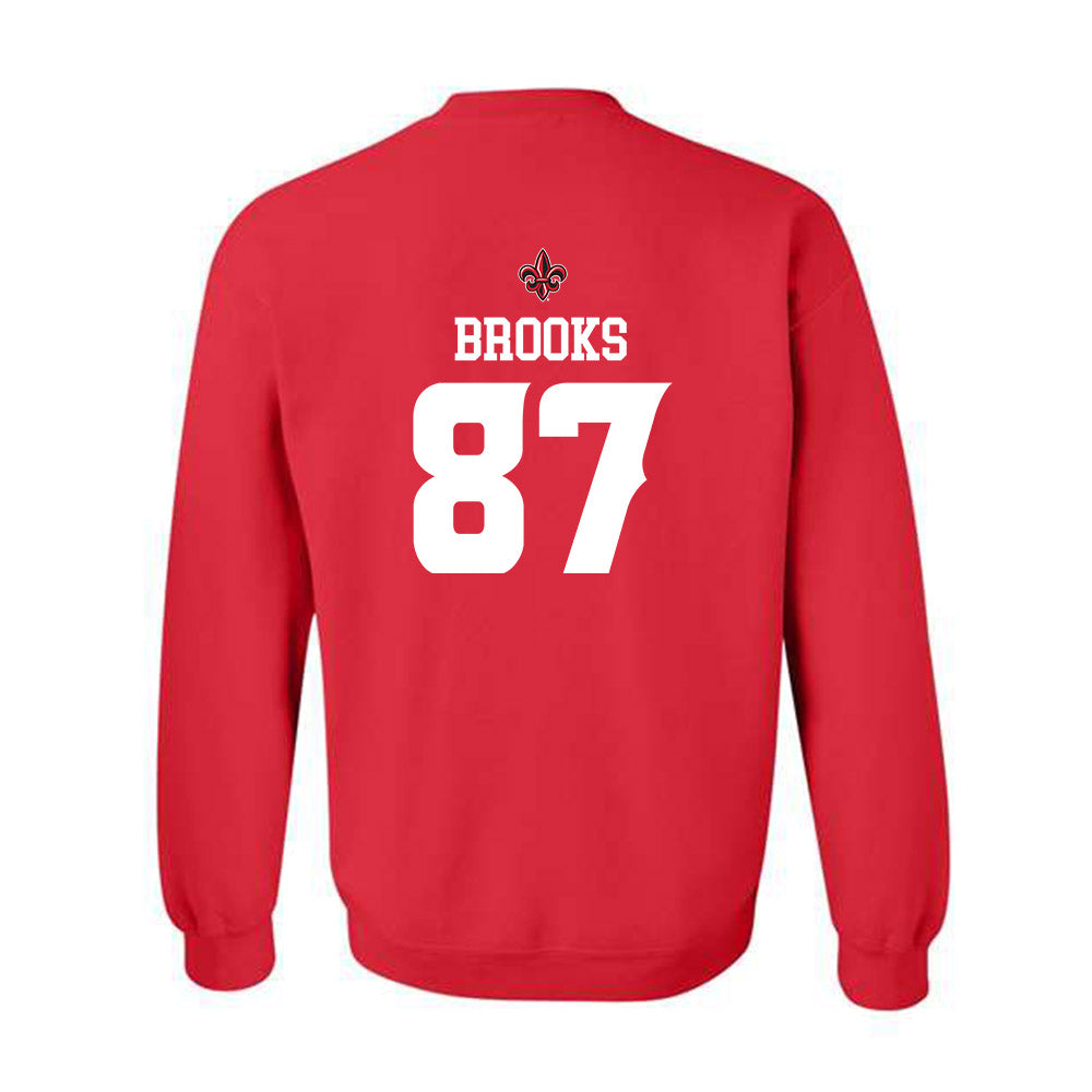 Louisiana - NCAA Football : Kristion Brooks - Sports Shersey Crewneck Sweatshirt-1