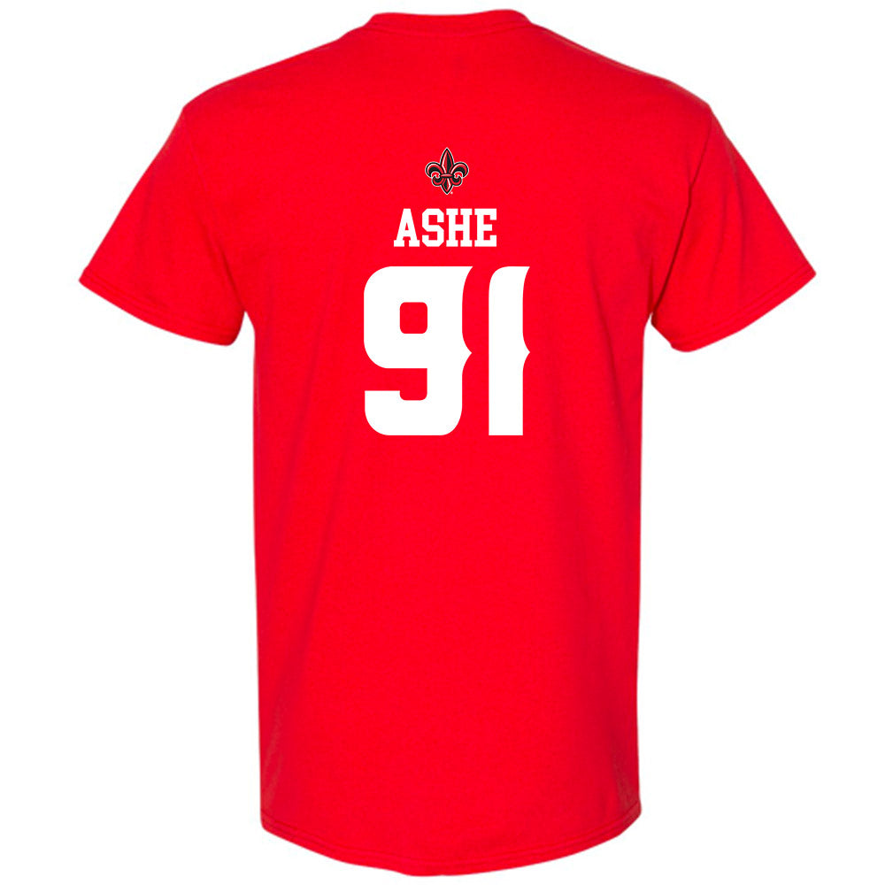 Louisiana - NCAA Football : Priest Ashe - Sports Shersey T-Shirt-1