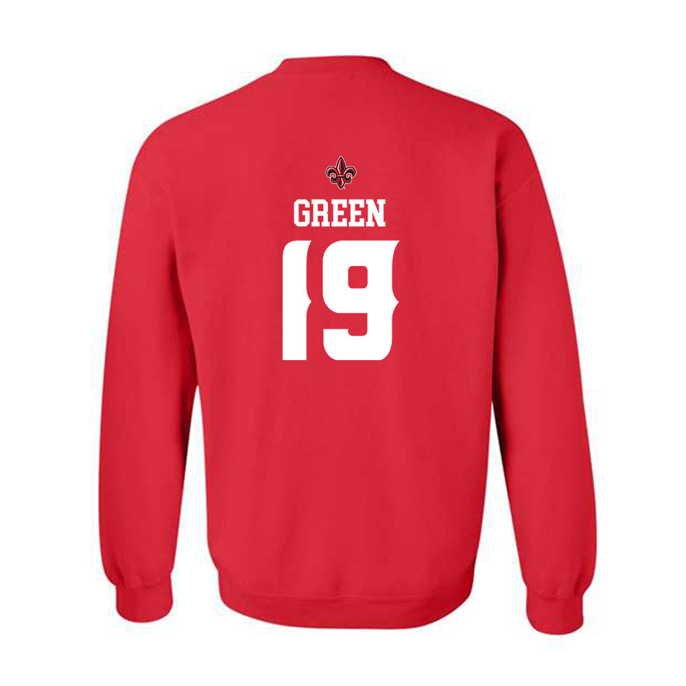 Louisiana - NCAA Football : Luke Green - Sports Shersey Crewneck Sweatshirt-1