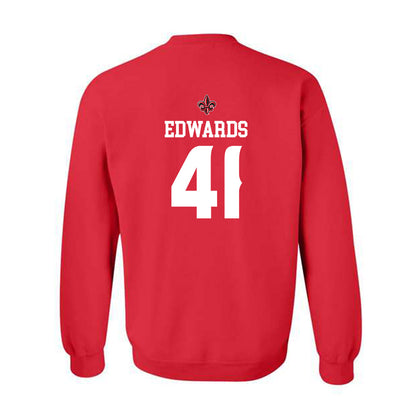 Louisiana - NCAA Football : Chase Edwards - Sports Shersey Crewneck Sweatshirt-1