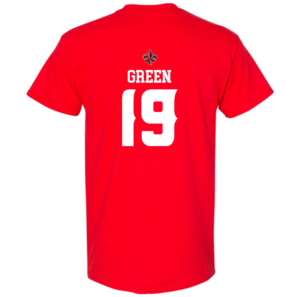 Louisiana - NCAA Football : Luke Green - Sports Shersey T-Shirt-1