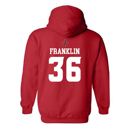 Louisiana - NCAA Football : Devin Franklin - Sports Shersey Hooded Sweatshirt-1