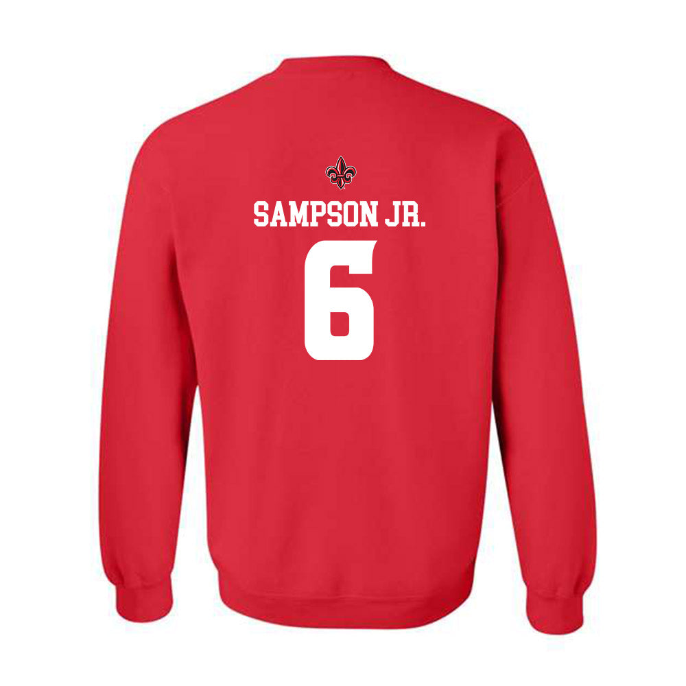 Louisiana - NCAA Football : Shelton Sampson Jr. - Sports Shersey Crewneck Sweatshirt-1