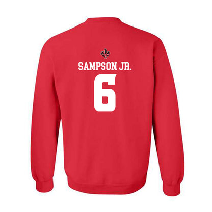 Louisiana - NCAA Football : Shelton Sampson Jr. - Sports Shersey Crewneck Sweatshirt-1