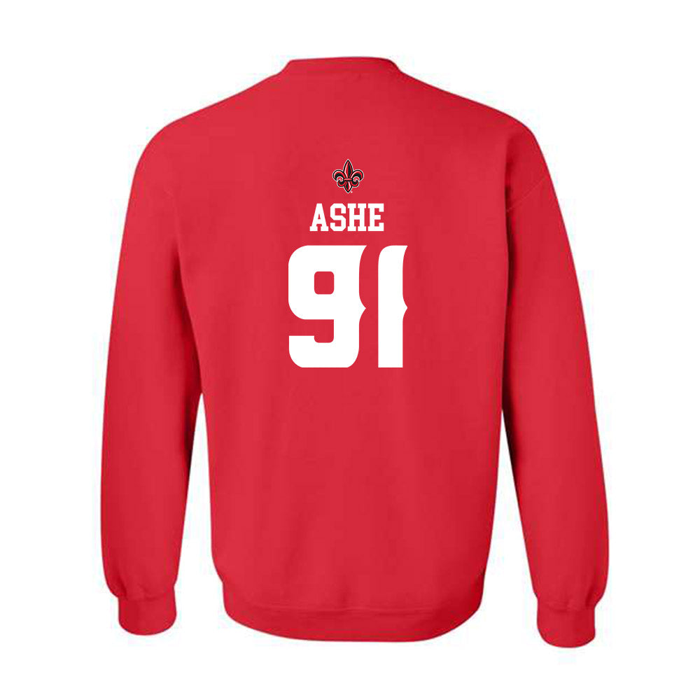 Louisiana - NCAA Football : Priest Ashe - Sports Shersey Crewneck Sweatshirt-1