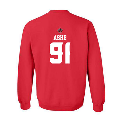 Louisiana - NCAA Football : Priest Ashe - Sports Shersey Crewneck Sweatshirt-1