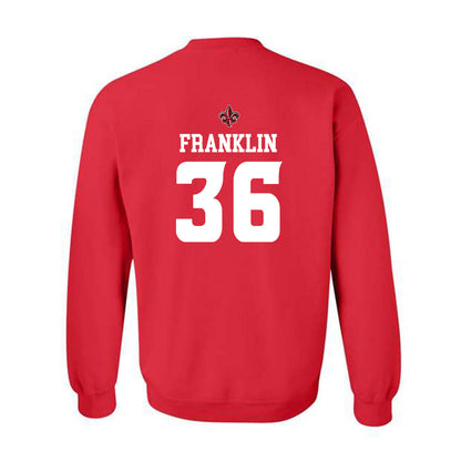 Louisiana - NCAA Football : Devin Franklin - Sports Shersey Crewneck Sweatshirt-1