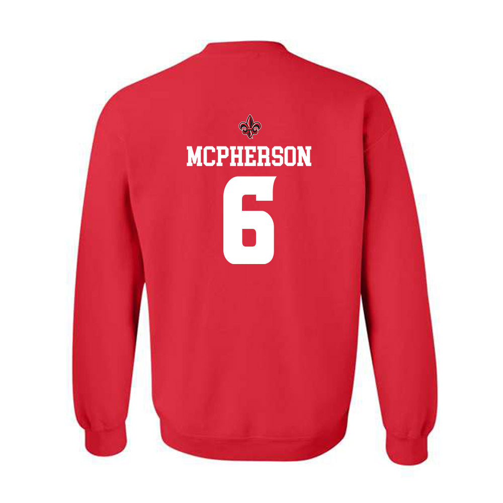 Louisiana - NCAA Football : conor Mcpherson - Sports Shersey Crewneck Sweatshirt-1