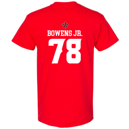 Louisiana - NCAA Football : Michael Bowens Jr. - Sports Shersey T-Shirt-1