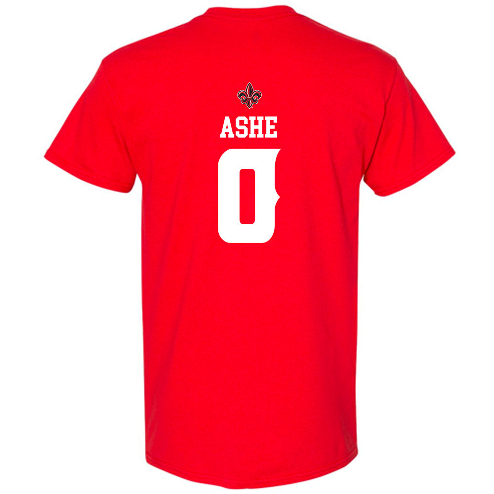 Louisiana - NCAA Football : Priest Ashe - Sports Shersey T-Shirt-1