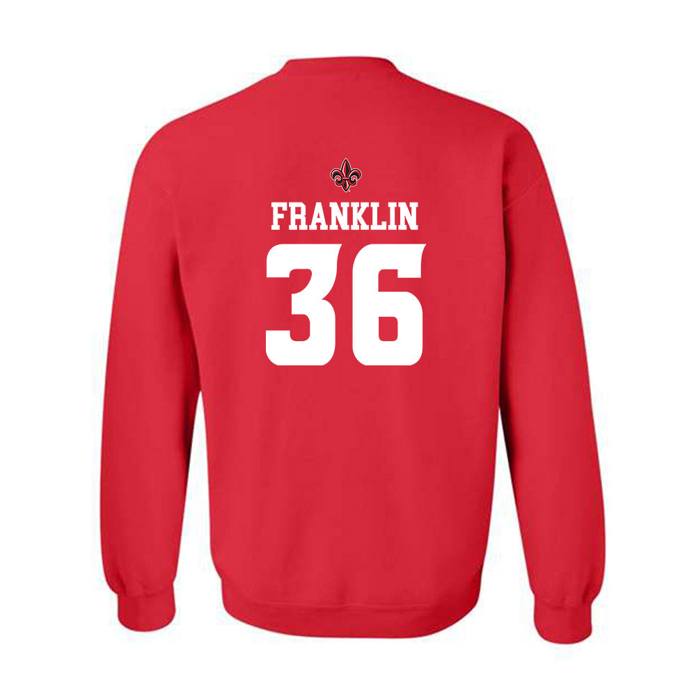 Louisiana - NCAA Football : Devin Franklin - Sports Shersey Crewneck Sweatshirt-1