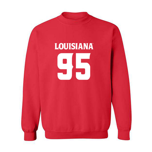 Louisiana - NCAA Football : Maxie Baudoin - Sports Shersey Crewneck Sweatshirt-0
