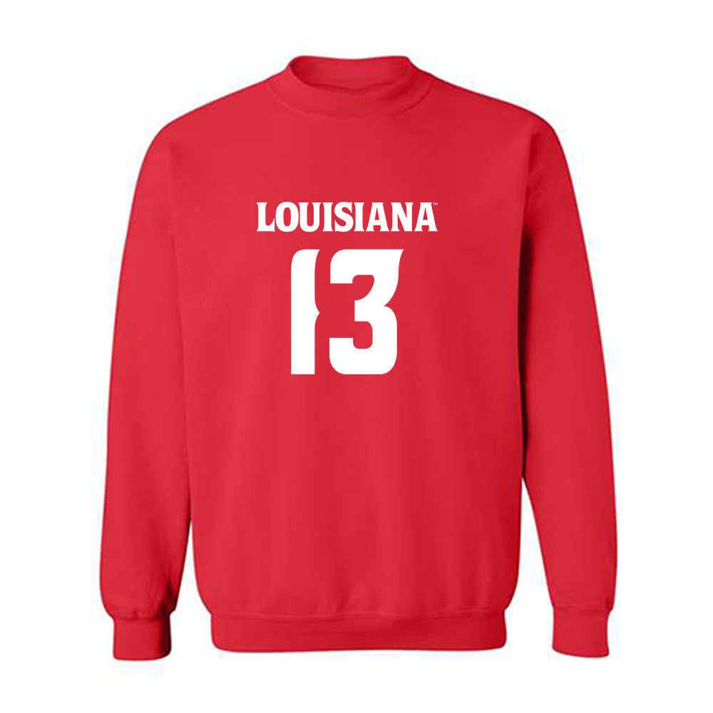 Louisiana - NCAA Football : Curley Reed III - Sports Shersey Crewneck Sweatshirt-0