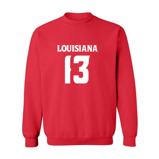Louisiana - NCAA Football : Curley Reed III - Sports Shersey Crewneck Sweatshirt-0