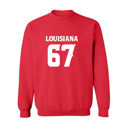 Louisiana - NCAA Football : Jayden Michael - Sports Shersey Crewneck Sweatshirt-0