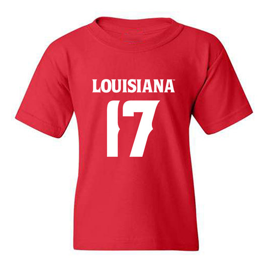 Louisiana - NCAA Football : Landon Strother - Sports Shersey Youth T-Shirt-0