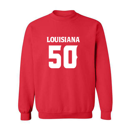 Louisiana - NCAA Football : Cooper Fordham - Sports Shersey Crewneck Sweatshirt-0