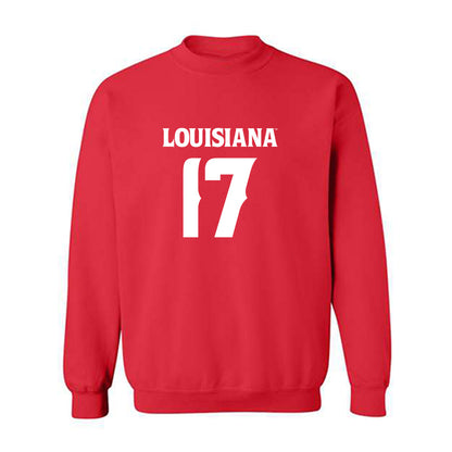 Louisiana - NCAA Football : Landon Strother - Sports Shersey Crewneck Sweatshirt-0