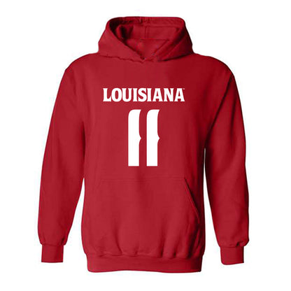 Louisiana - NCAA Football : Brent Gordon jr - Sports Shersey Hooded Sweatshirt-0