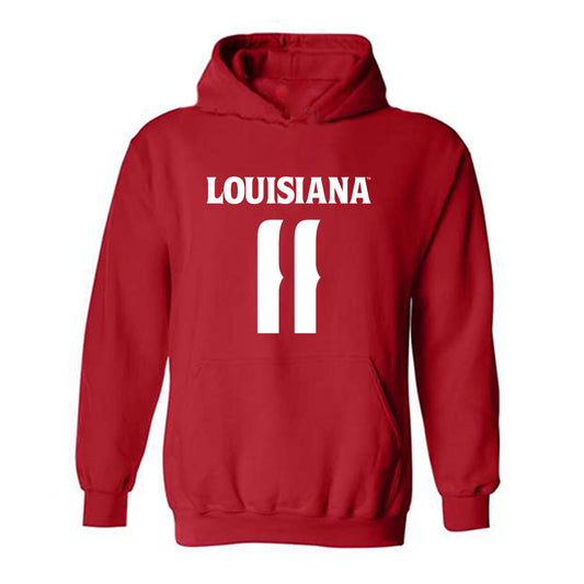 Louisiana - NCAA Football : Brent Gordon jr - Sports Shersey Hooded Sweatshirt-0
