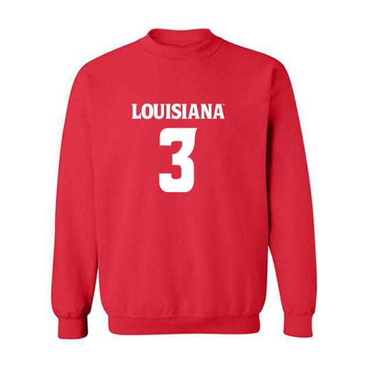 Louisiana - NCAA Football : Micah Johnson - Sports Shersey Crewneck Sweatshirt-0