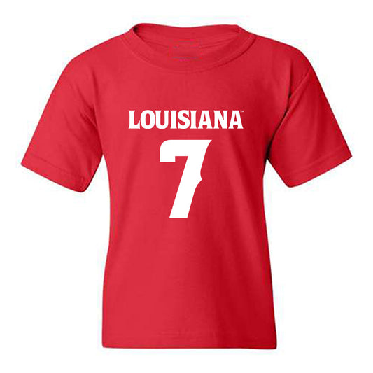 Louisiana - NCAA Football : Lunch Winfield - Sports Shersey Youth T-Shirt-0