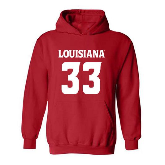 Louisiana - NCAA Football : Alexander Spencer - Sports Shersey Hooded Sweatshirt-0