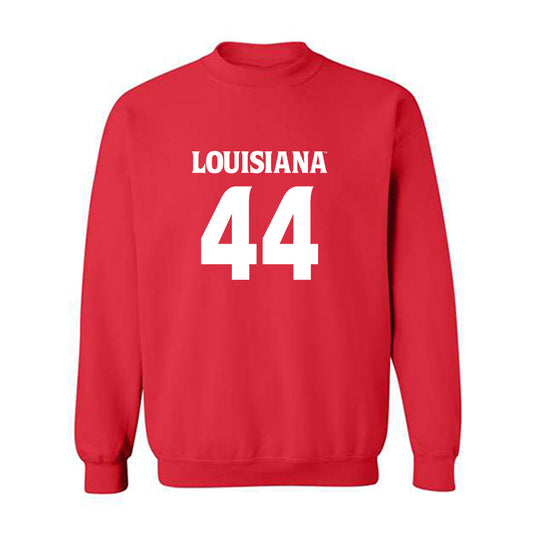 Louisiana - NCAA Football : Jake St. Andre - Sports Shersey Crewneck Sweatshirt-0