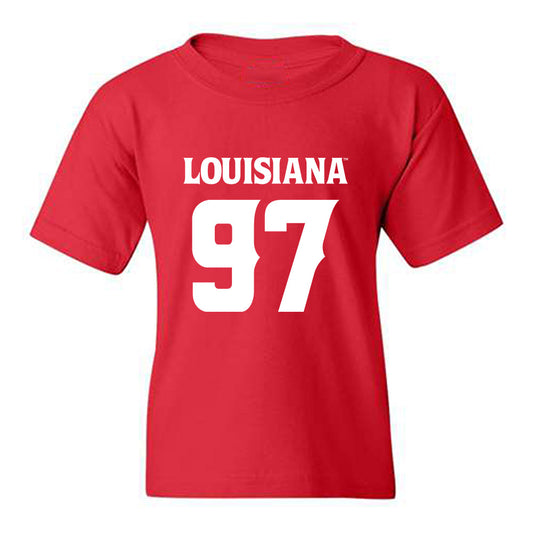 Louisiana - NCAA Football : Xavier Waters - Sports Shersey Youth T-Shirt-0