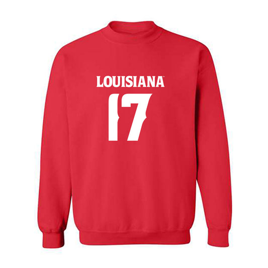 Louisiana - NCAA Football : Tito Chikere - Sports Shersey Crewneck Sweatshirt-0