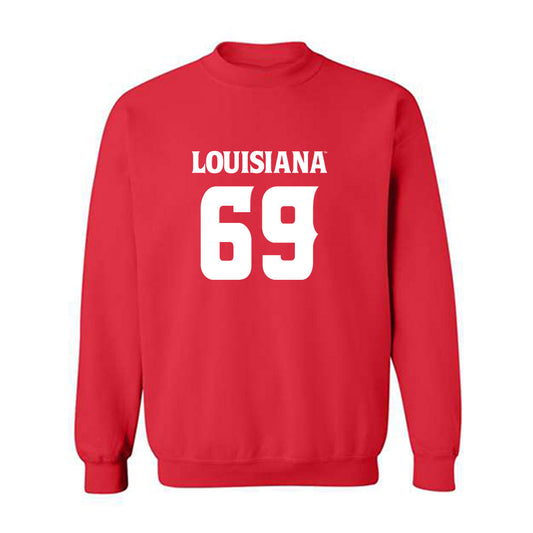 Louisiana - NCAA Football : Jaivale Mays-Hudson - Sports Shersey Crewneck Sweatshirt-0