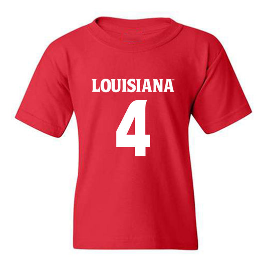 Louisiana - NCAA Football : Princeton Malbrue - Sports Shersey Youth T-Shirt-0