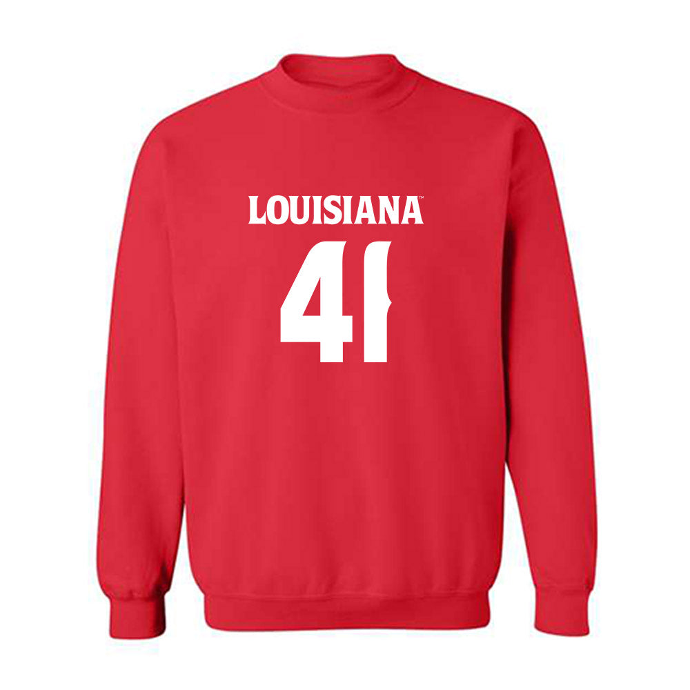 Louisiana - NCAA Football : Chase Edwards - Sports Shersey Crewneck Sweatshirt-0