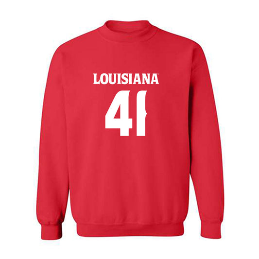 Louisiana - NCAA Football : Chase Edwards - Sports Shersey Crewneck Sweatshirt-0