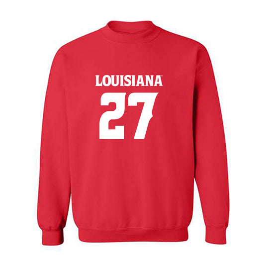 Louisiana - NCAA Football : Edrick Williams - Sports Shersey Crewneck Sweatshirt-0