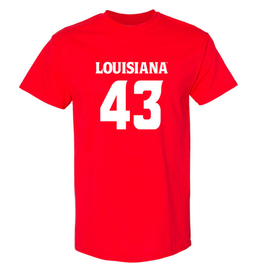 Louisiana - NCAA Football : Aiden Falgout - Sports Shersey T-Shirt-0