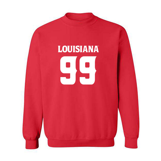 Louisiana - NCAA Football : Ashton Wright - Sports Shersey Crewneck Sweatshirt-0