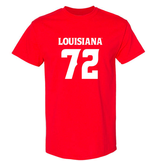 Louisiana - NCAA Football : J'Marion Gooch - Sports Shersey T-Shirt-0