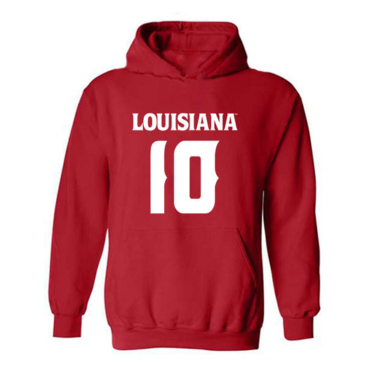 Louisiana - NCAA Football : Avery Demery - Sports Shersey Hooded Sweatshirt-0