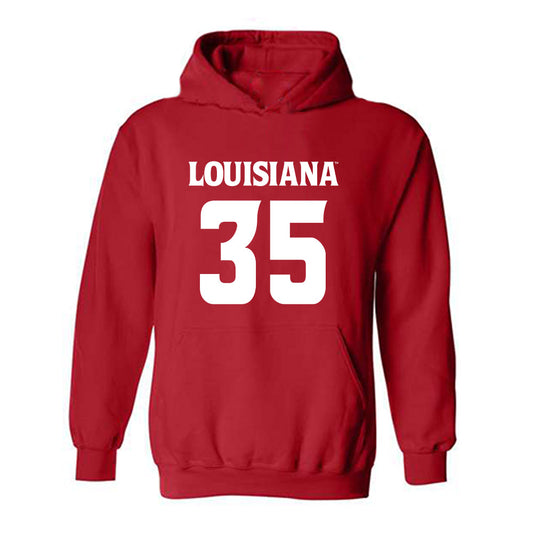 Louisiana - NCAA Football : Collin Jacob - Sports Shersey Hooded Sweatshirt-0
