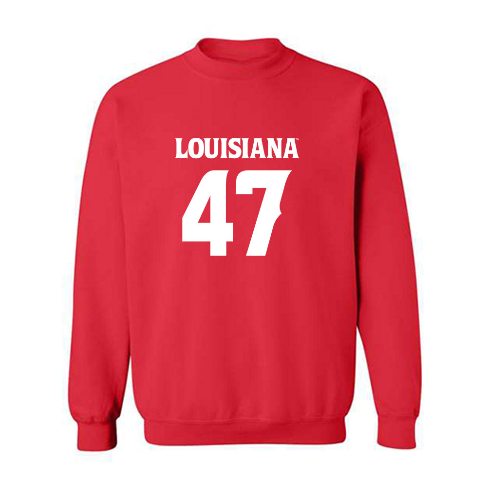 Louisiana - NCAA Football : Maurice Brown Jr. - Sports Shersey Crewneck Sweatshirt-0