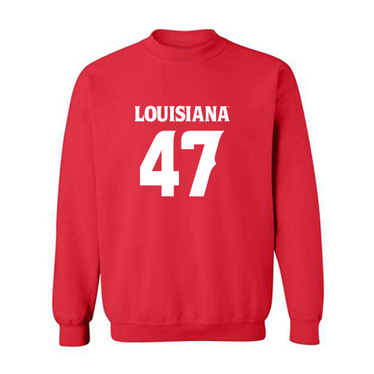 Louisiana - NCAA Football : Maurice Brown Jr. - Sports Shersey Crewneck Sweatshirt-0
