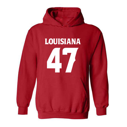 Louisiana - NCAA Football : Maurice Brown Jr. - Sports Shersey Hooded Sweatshirt-0