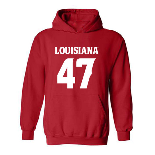 Louisiana - NCAA Football : Maurice Brown Jr. - Sports Shersey Hooded Sweatshirt-0