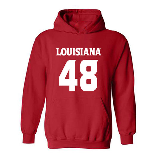 Louisiana - NCAA Football : Jackson Villaume - Sports Shersey Hooded Sweatshirt-0