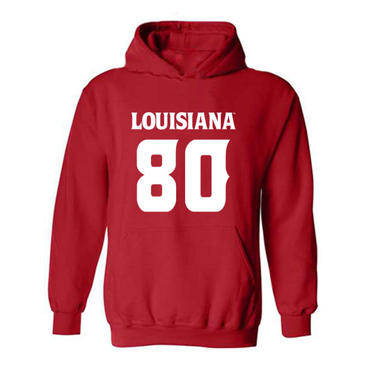 Louisiana - NCAA Football : Jayden Lewis - Sports Shersey Hooded Sweatshirt-0