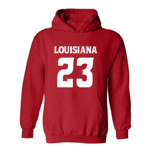 Louisiana - NCAA Football : Omarion Brown - Sports Shersey Hooded Sweatshirt-0