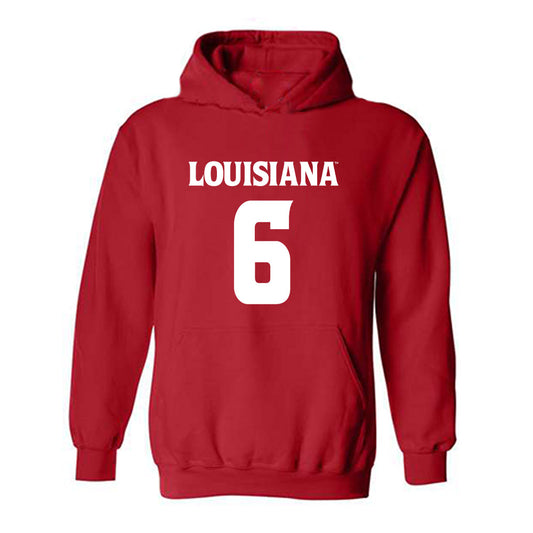 Louisiana - NCAA Football : Shelton Sampson - Sports Shersey Hooded Sweatshirt-0