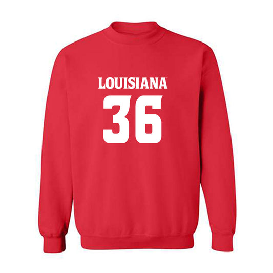 Louisiana - NCAA Football : conor Mcpherson - Sports Shersey Crewneck Sweatshirt-0